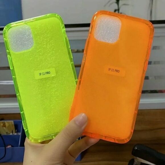 Neon Fluorescent Color Clear Case Cover - Picture 3 of 10